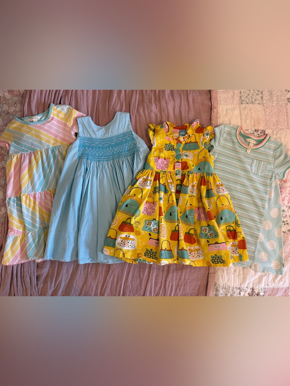 Size 4 Little Miss Marmalade + Boutique Cotton Dress Bundle | Whimsical Playwear